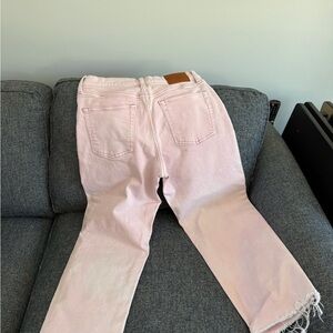 Lucky Brand 90s Loose High-Rise Crop Jeans – Blush Pink – Size 6 / 28